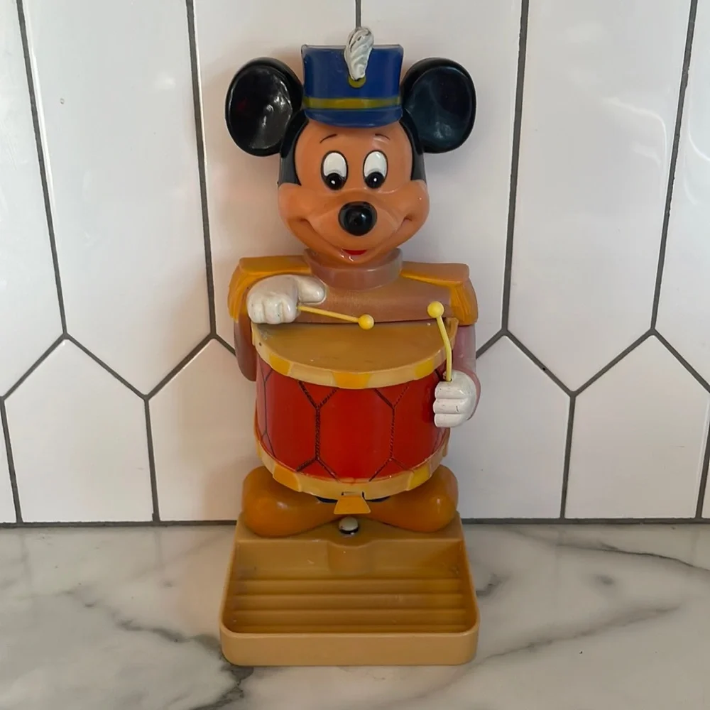 Vintage 1976 Mickey Mouse Wall Soap Dispenser
